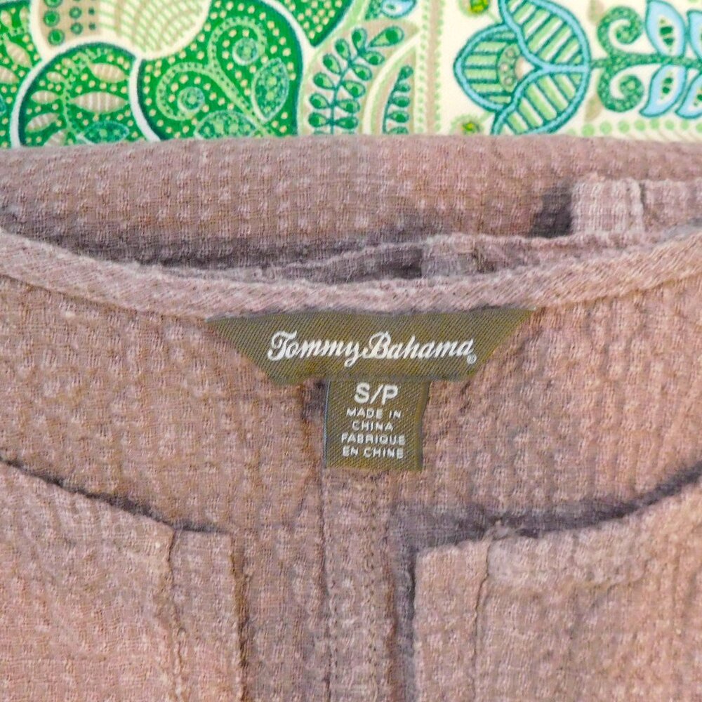 Tommy Bahama Mauve Taupe Sleeveless Shift Dress - Picture 4 of 4